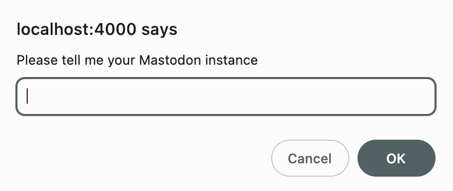 Mastadon Prompt